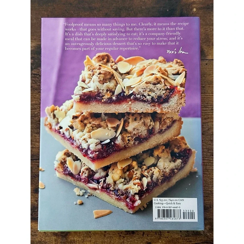 Ina Garten Barefoot Contessa foolproof Cookbook